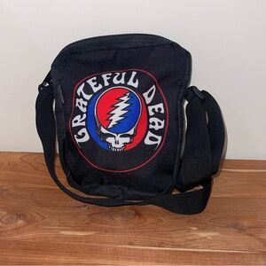Rocksax Grateful Dead Crossbody Bag Logo Bag Official Merch Crossbody Garcia